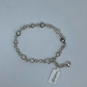 NWT Brighton crystal heart bracelet